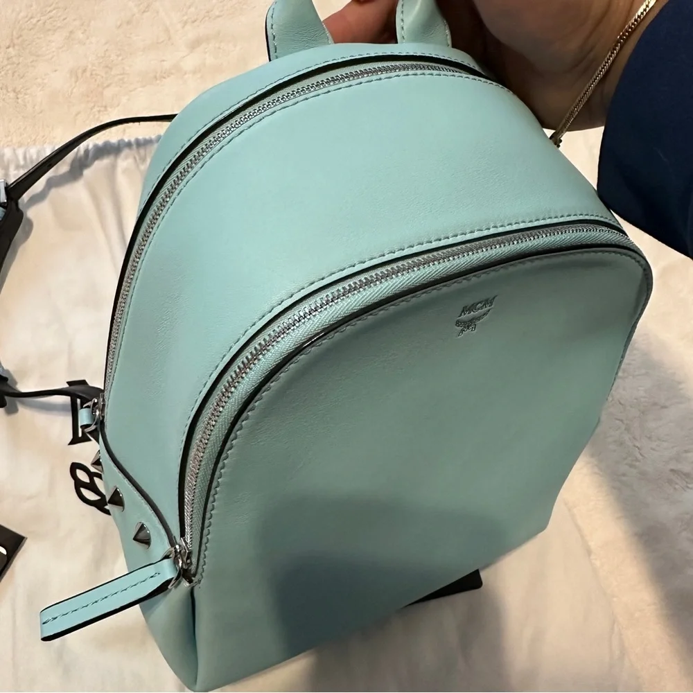 MCM Duchess Studded Mini Backpack - Picture 7 of 9